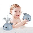 thumbnail image 4 of Juguetes de baño para bebé, ballena, pulverizador automático, juguete de baño de agua con luz Led, rociador de inducción, bañera, ducha, juguete, 4 of 5