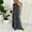 Dark Gray, variant on BLTIBY Womens Summer Linen Beach Dress Loose Casual Flowy Sleeveless Crew Neck Side Slit Maxi Dresses Stylish Dark Gray XXL