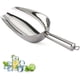 thumbnail image 1 of Cuchara de hielo de metal pequeña para congelr, cuchara de hielo de acero inoxidable para máquina de hielo, cuchara de hielo pequeña para cubeta de hielo, cubeta de hielo de 8 onzas para contenedor, 1 of 3