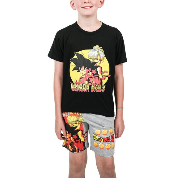 Dragon Ball Z Anime Heroes Boy's Graphic Tee And Shorts Set -XL