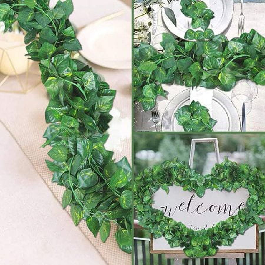  Apeair 3Pcs Artificial Greenery Ivy Vines Kit, 6FT Odorless  Silk Ivy Garland, Green Leaves Fake Hanging Plants, for Boho Decor, Home,  Classroom, Wall, Party and Wedding Decoration : Home & Kitchen