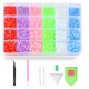 thumbnail image 4 of 1 Cristales Ab Nail Art Rhinestones Decoraciones Flatback Round Gems Kit con pegamento, 4 of 5