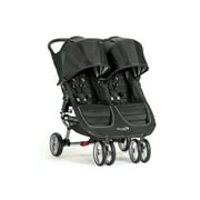 Angle View: Baby Jogger 2016 City Mini Double Stroller, Black/Gray