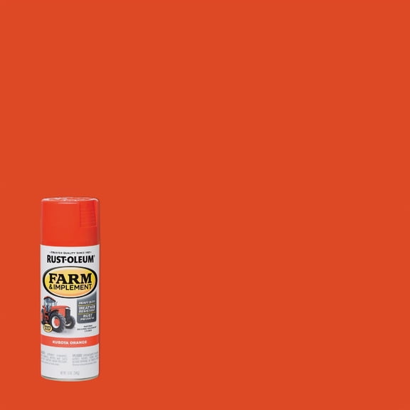 Rust-Oleum RUSTOLEUM Kubota Orange 12 oz Spray Paint