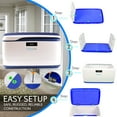 thumbnail image 4 of SereneLife 8 Gallon Capacity Safety and Security Locking Storage Container Bin, 4 of 7