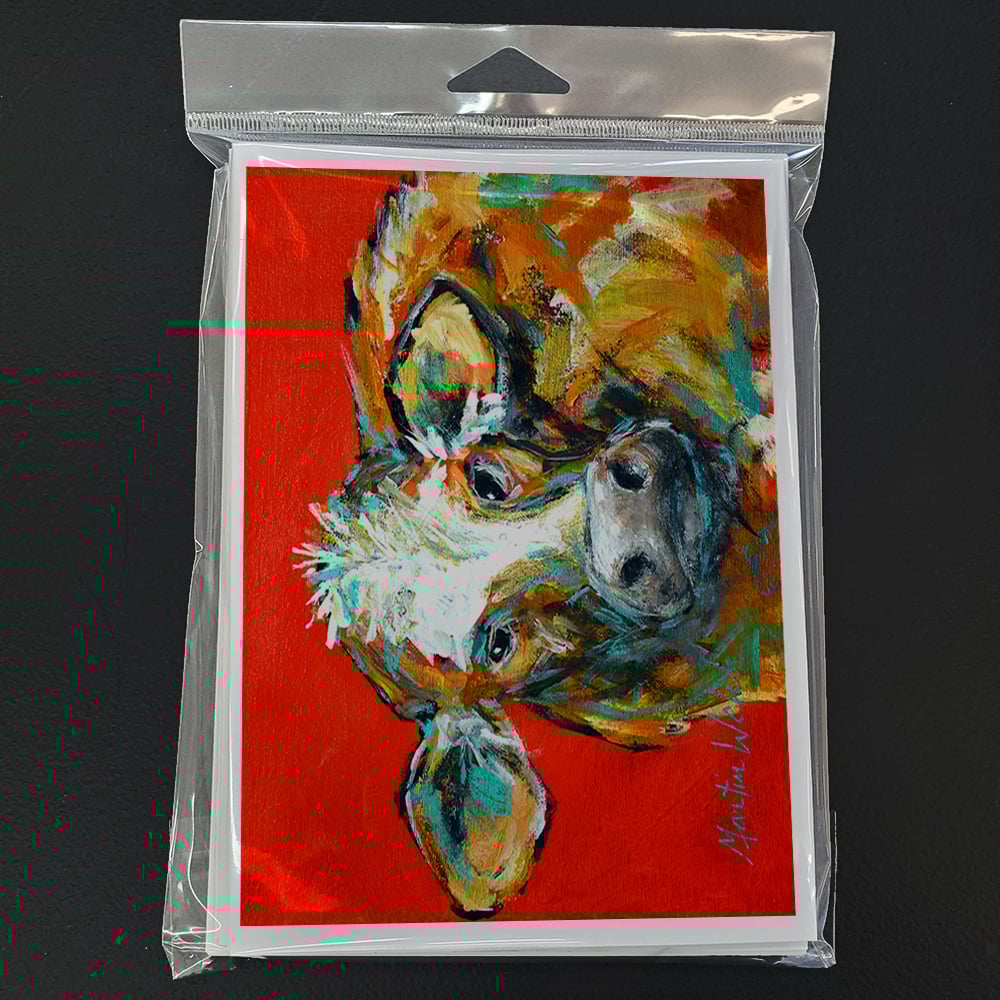 thumbnail image 3 of Caught Red Handed Cow Greeting Cards Pack of 8 7 in x 5 in, 3 of 3