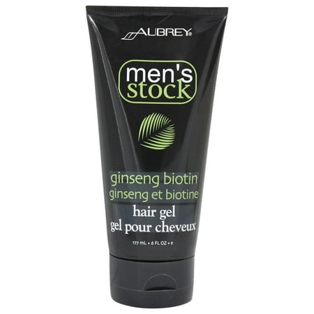 Aubrey Organics - Men's Stock Ginseng Biotin Hair Gel - 6