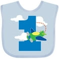 thumbnail image 3 of Inktastic 1st Birthday Airplane Pilot 1 Year Boys Boys Baby Bib, 3 of 4