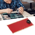 thumbnail image 2 of M Buder Probador Ranura Memoria RAM DDR5 con Luz LED Herramienta Reparación Placa Base Computadora PC Portátil Rojo Diagnóstico Preciso de Circuitos, 2 of 9