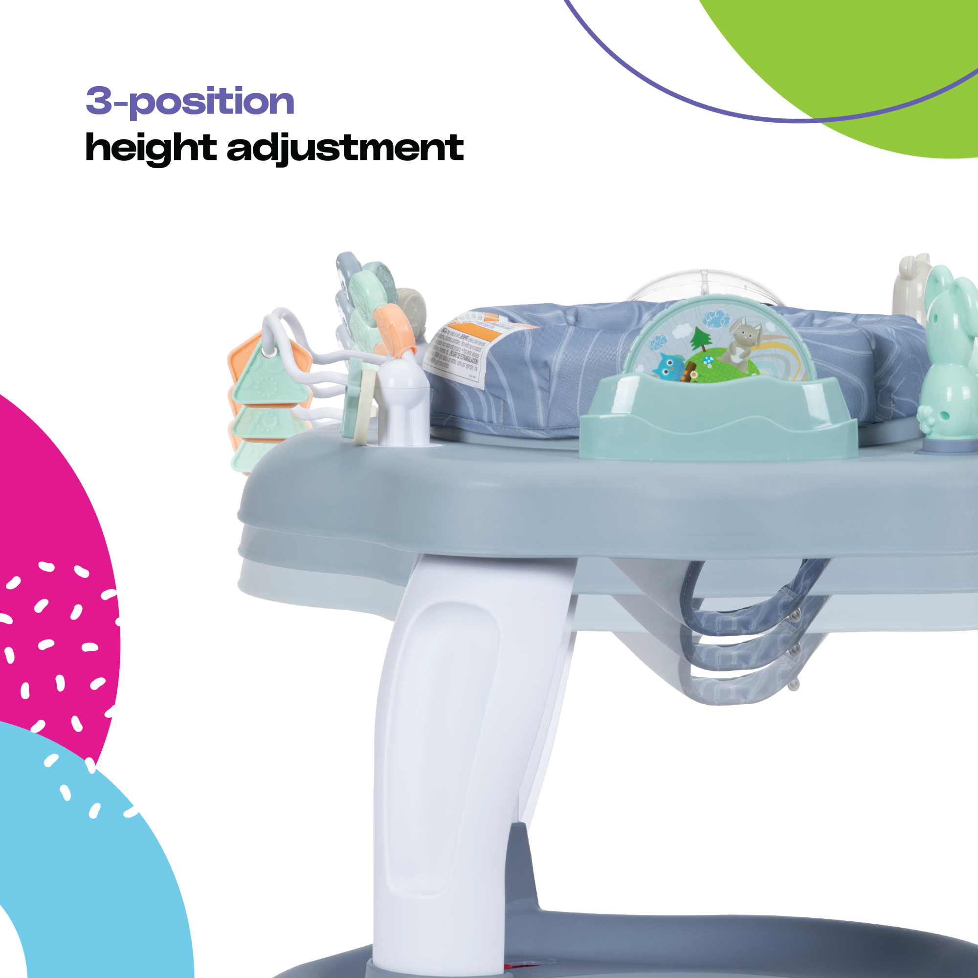 Cosco Kids Play-in-Place Activity Center, Multicolor photo 2