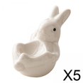thumbnail image 1 of 5xCeramic Conejo Huevo Taza Moderna Para Suave Huevo Hervido Para La Mesa De Desayuno De Pascua, 1 of 10