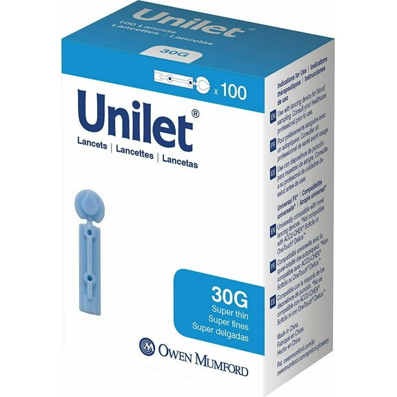 Owen Mumford Unilet Lancets, 100 Count