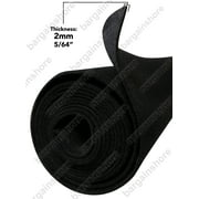 3Ft by 4Ft Polymat Black Nonwoven Felt Fabric Carpet - Multipurpose Backed Felt Fabric for Speakerbox Fabrication