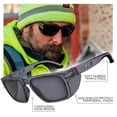 thumbnail image 3 of Gafas de Seguridad Ergodyne Skullerz SIXTEN con Protección Lateral, Antiempañante y Lentes Polarizadas, 3 of 9