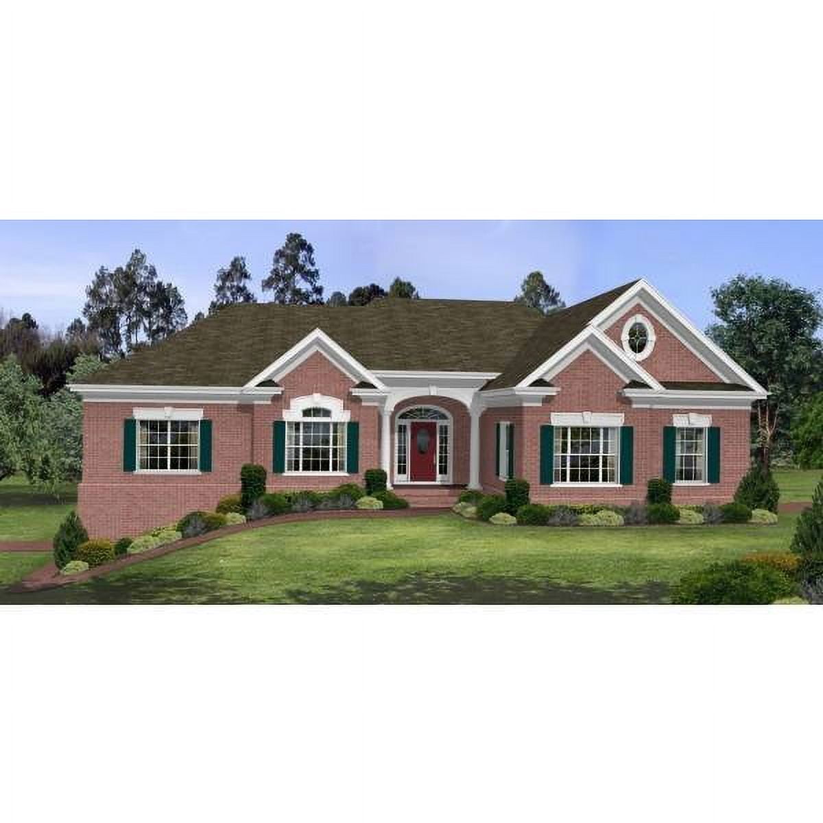 The House Designers: THD-6253 Builder-Ready Blueprints to Build a Ranch House Plan with Basement Foundation (5 Printed Sets)