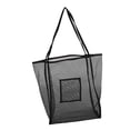 thumbnail image 2 of Bolsa de playa de malla grande y plegable para compras de comestibles, vacaciones y camping. Negro, 2 of 7