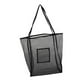 thumbnail image 3 of Bolso de playa de malla, elegante bolso de hombro para mujer, ideal para ir a compra, vacaciones o piscinas. Negro, 3 of 7
