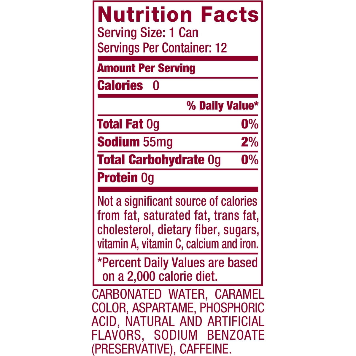 32 Diet Soda Nutrition Label Labels Database 2020