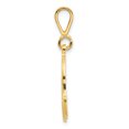 thumbnail image 2 of Pendentif Charme Collier Monogramme Initiale Lettre Délicate en Or Jaune 14k, 2 of 7
