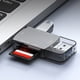 thumbnail image 2 of Lector de tarjetas USB Lector de tarjetas Micro SD de aleación de zinc para Macbook Smartphone PC Laptop JShteea Nuevo, 2 of 9
