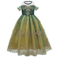 thumbnail image 1 of Robe Anna pour Filles Anniversaire Mariage Fête Concours Occasion Spéciale Robe de Princesse Déguisement, 1 of 7