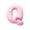 Letter Ornaments - Q, variant on Pink 26 Letter Ornaments, Name Pendant,Free Combination Ornament,2D Plane Acrylic Pendant, Backpack Car Hanging Ornament, Cute Letter Decoration for Bags, Cars, Home Decor, Holiday Gift