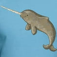 thumbnail image 3 of CafePress - Narwhal T Shirt - Fitted T-Shirt, Vintage Fit Soft Cotton Tee, 3 of 4