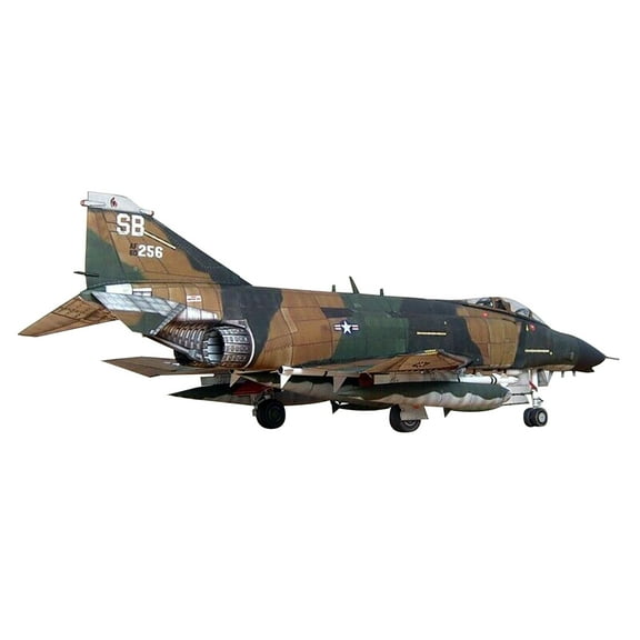 Decoration Toy US F-4B Fighter Unassembled Paper Kit DIY Model for Aviation Enthusiasts
