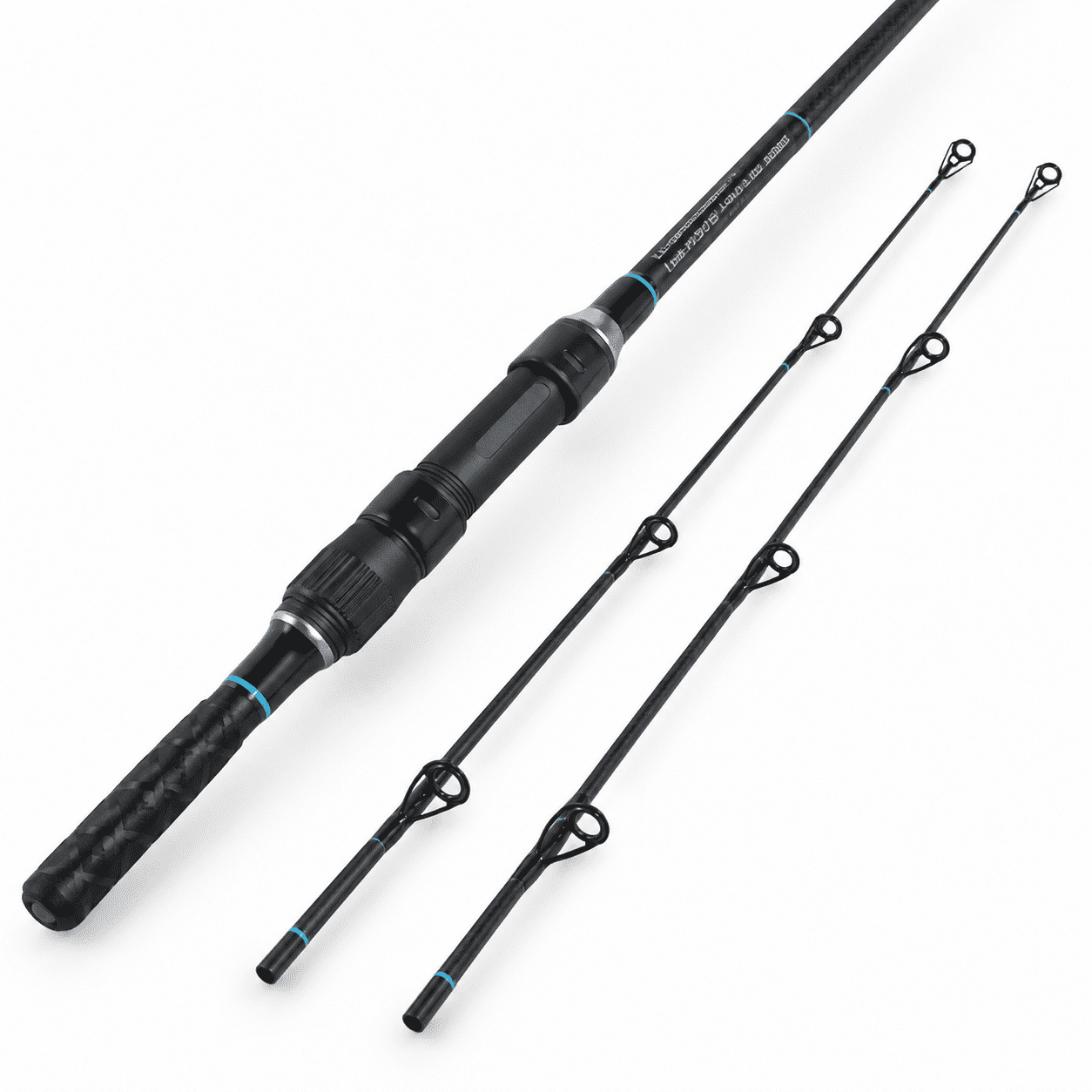 10-Foot 3-Piece Carbon Fiber Surf Spinning Fishing Rod for Saltwater Shore and Beach Casting