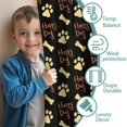 thumbnail image 3 of Blackout Kids Curtains,Happy Dog and Footprints Childrens Insulated Curtains Set Of 2,Bedroom Essentials,Toddler Room Decor 42x54in(106x137cm), 3 of 4