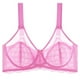 thumbnail image 2 of HongQid Wireless Seamless Mesh Bra for Women with Support - Underwire V Neck Push Up Bras for Women, 2 of 8