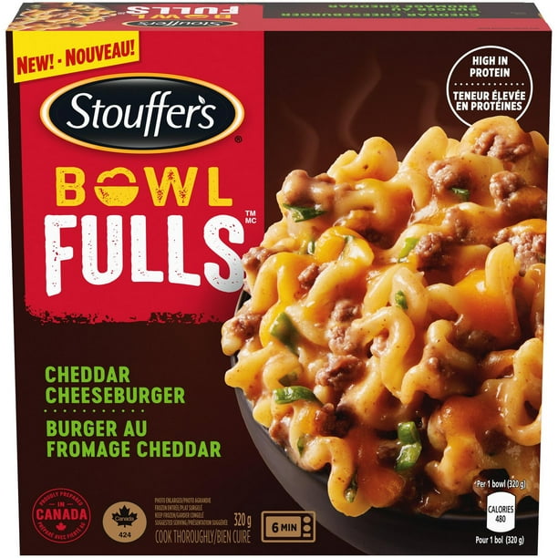 STOUFFER'S BowlFULLs Cheddar Cheeseburger 320 g Walmart.ca