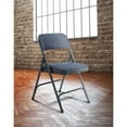 thumbnail image 7 of (Pack of 4) NPS® 2200 Series Fabric Upholstered Double Hinge Premium Folding Chair, Imperial Blue Fabric/Char-Blue Frame, 7 of 7