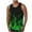 Green, variant on AIEOTT Flame Print Shirt Men Fashion Sleeveless Vest Graphic Print Tank Top Casual Crewneck Shirts Summer Cut off Shirts