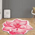 thumbnail image 5 of Fsqjgq Bathroom Rugs Home Decor 3D Shaped Flower Floor Mat Sofa Bedroom Living Room Carpet Polyester Doormats Floor Mats 24" 1pc L, 5 of 6