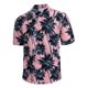 thumbnail image 2 of Camisa Casual Estampada De Manga Corta Para Hombre Hawaiano, 2 of 8