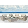 thumbnail image 2 of Living Source International 10-Piece Wicker Outdoor Conversation Set in Beige, 2 of 2