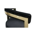 thumbnail image 5 of Meridian Furniture Marcello Black Velvet Dining Chair (Set of 2), 5 of 7