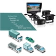 thumbnail image 4 of Weatherproof Rearview Backup Camera & Monitor Video System, Commercial Grade, 2 Cameras, 7" Monitor, Dual DC 12-24V for Bus, Truck, Trailer, Van, 4 of 7