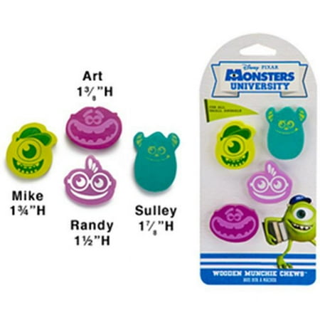 Penn Plax MU1 Small Animal Monsters University Wooden Munchie Chews