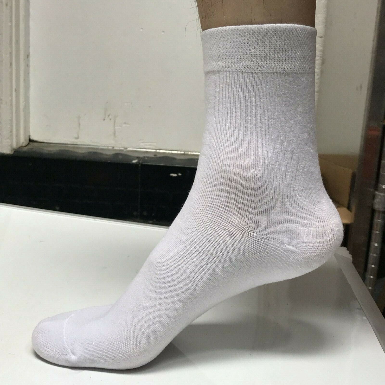 Lot 1-12 Mens Teens Casual Cotton Ankle Quarter Mid Crew Thin Socks Size 4-8.5
