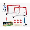 thumbnail image 1 of Xtellar 2pcs Portería De Futbol Niños Con Accesorios Entrenamiento, 1 of 1