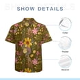 thumbnail image 7 of High Quality Hawaiian Shirts for Men Short Sleeve Aloha Beach Shirt Floral Summer Casual Button Down Shirts Blouses HTDAMP, 7 of 7