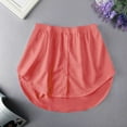 thumbnail image 5 of Prolriy Rallonge de Chemise pour Femmes Superposition Mode Femmes Chemise Polyvalente Chandail Jupe Superposition Bas Moitié et Jupes pour Femmes Rouge Melon D\'eau S, 5 of 5