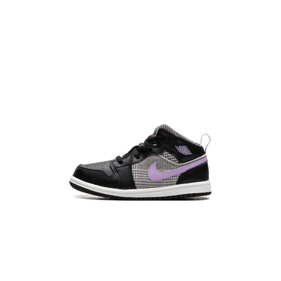 JORDAN TODDLER Air Jordan 1 Mid SE TD "Houndstooth" DC7228 015 from Stadium Goods