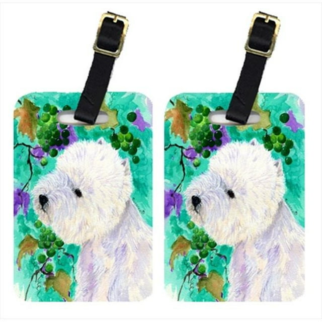 Carolines Treasures SS1064BT Westie Luggage Tag - Pair 2- 4 x 2.75 In.