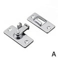 thumbnail image 6 of jileijar 90 Degree Stainless Steel Latch- Safety Right Angle Catch Sliding Lock Door X4V2, 6 of 8
