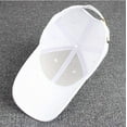 thumbnail image 2 of ORUYROP Men Women Plain Cotton Structured Baseball Cap Adjustable Strapback 6 Panel Hat, 2 of 3