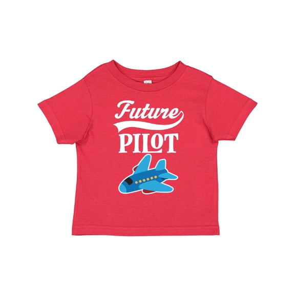 Inktastic Future Pilot Childs Airplane Flying Boys or Girls Toddler T-Shirt