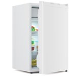 4.3 Cu.Ft Mini Réfrigérateur avec congélateur, réfrigérateur compact à une porte avec 7-Temperature Paramètres & Porte simple réversible pour dorme/chambre à coucher/bureau, gris